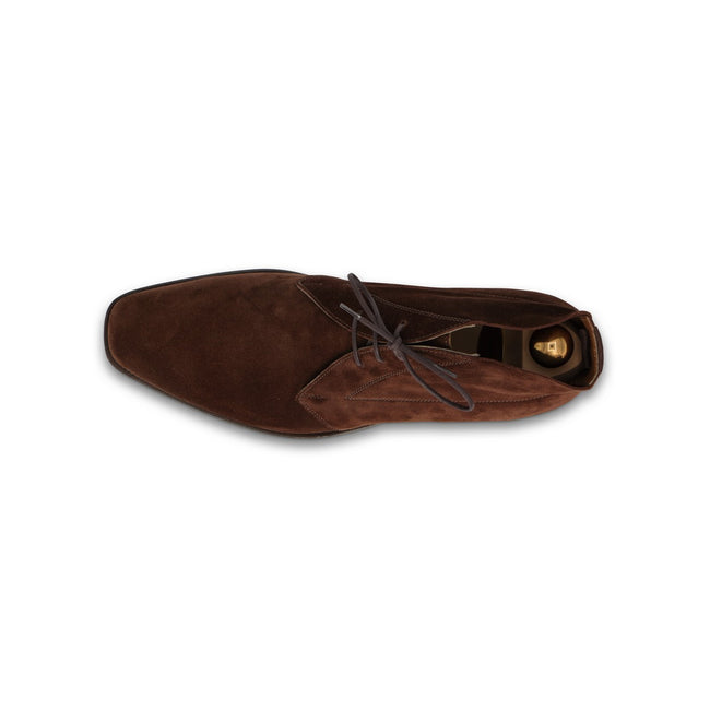 Chukka Boots - SILVERSTONE Suede & Leather Soles Lace-Ups