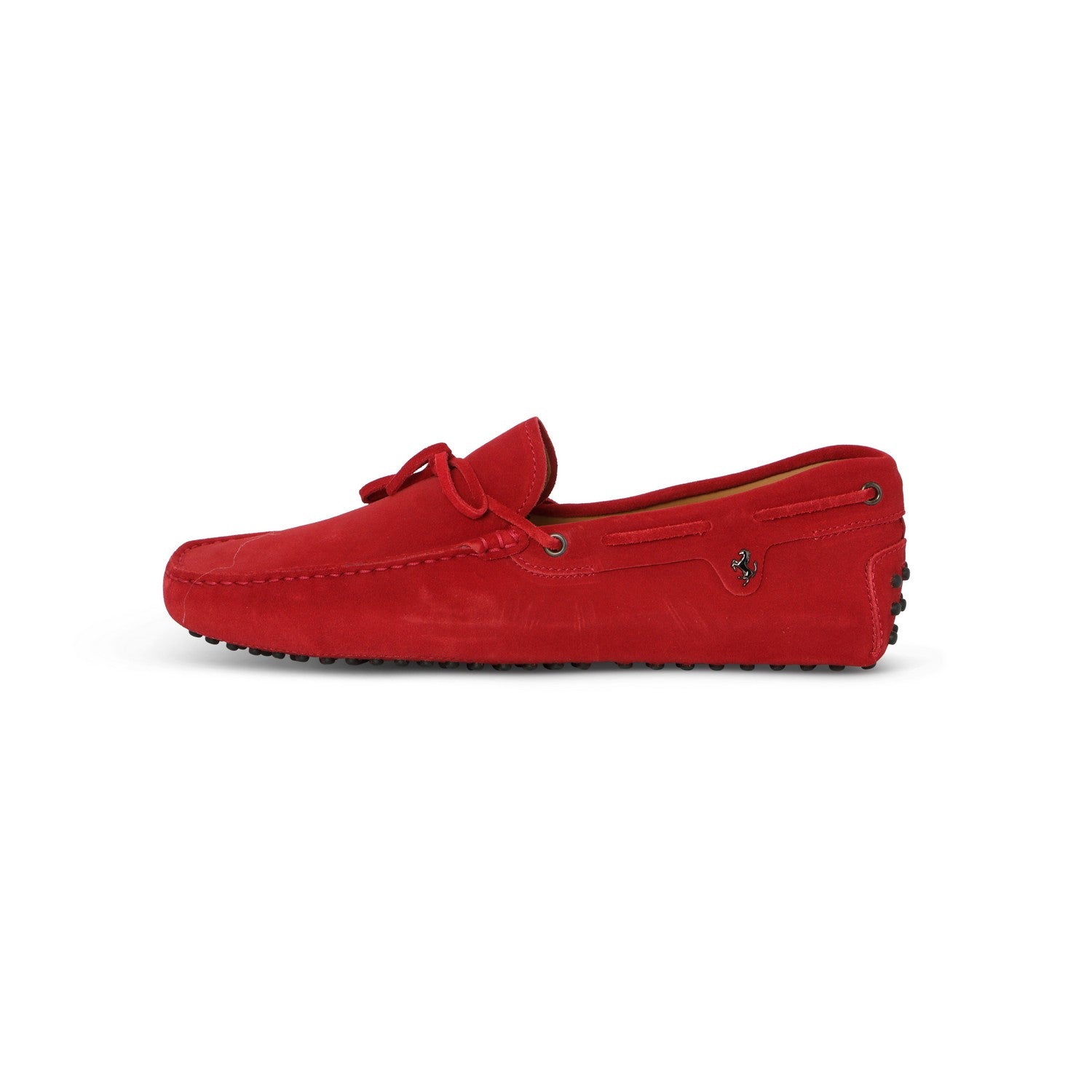 Tod's for Ferrari Loafers in Red Suede– La Maison Degand