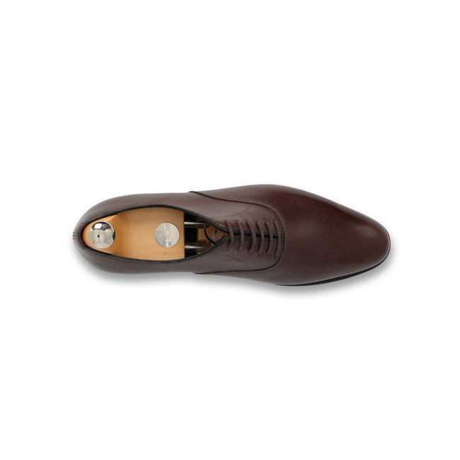 GARNIER Laced Oxfords in Dark Oak Leather