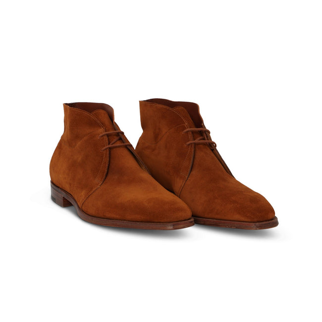 ROMSEY Boots in Tobacco Suede
