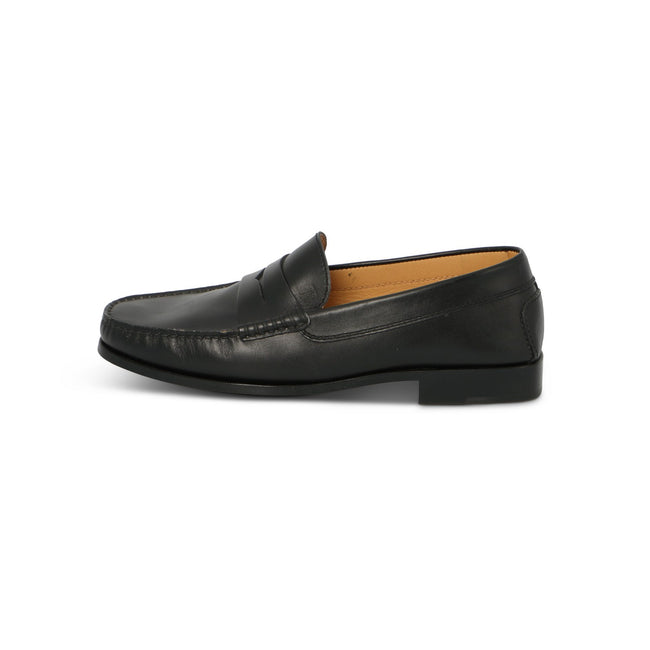 Città Loafers in Black Leather