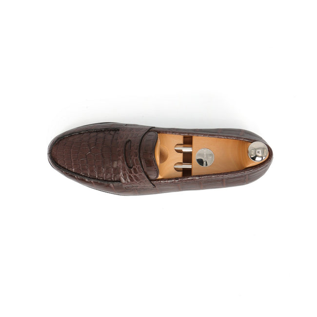 Loafers - LOPEZ Exotic Leather & Single Leather Soles + Apron 