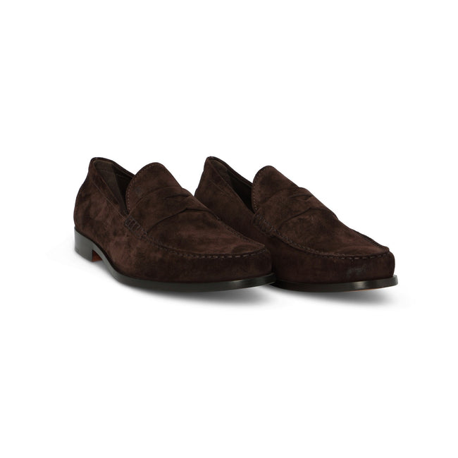 BOSTON Loafers in Moro Suede - Leather SOle