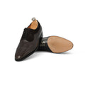 ILFORD Laced Derbies in Grey Leather and Suede