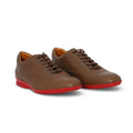 ASTON MARTIN Sneakers in Chocolate Leather