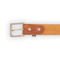 Belt - Scaly Calf Leather & Silver Buckle 