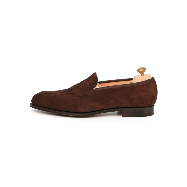 Penny Loafers - PICCADILLY Mink Suede & Leather Soles Apron