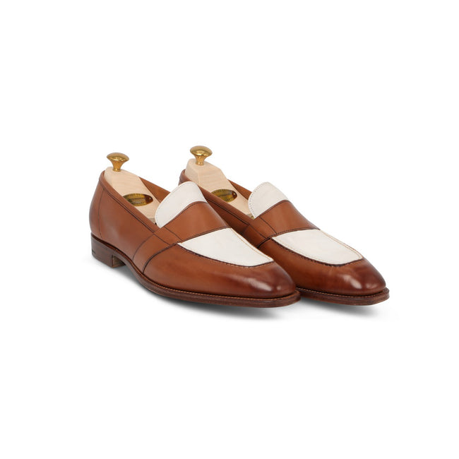 Loafers - BUCKINGHAM Bicolor Leather & Leather Soles Apron
