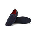 Tod's for Ferrari Loafers in Royal Blue Suede
