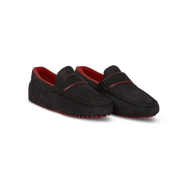 Tod's for Ferrari Loafers in Anthracite Suede