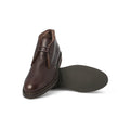 Chukka Boots - GÊNET Leather Fur-Lined & Ravel Rubber Soles Lace-Ups
