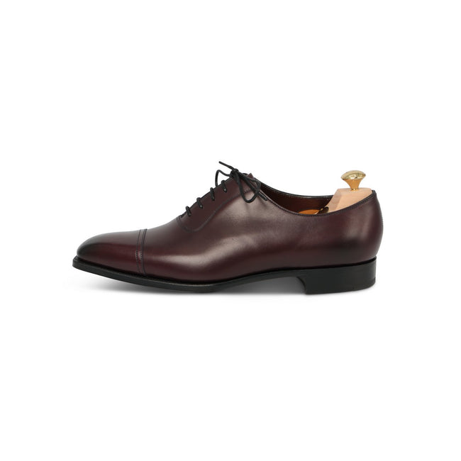 Derbies - LAUGHTON Burgundy Leather & Leather Soles Lace-Ups
