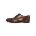Wilson Toe-Cap Laced Oxfords in Brown Leather