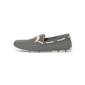 Lace Loafers in Grey Rubber