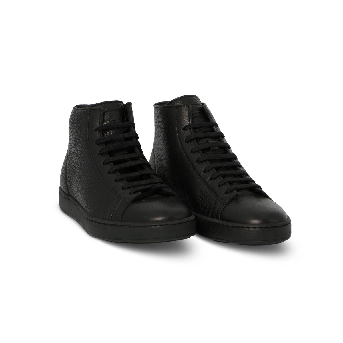 CLEANIC Higher Sneakers in Black Leather– La Maison Degand