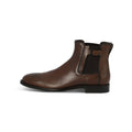 CAVALIERE Monk Boots in Brown Patent Leather