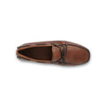 Picot Loafers in Antique Brown Leather