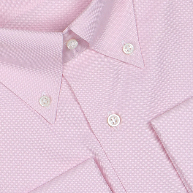 Oxford Pink Double Cuff Shirt