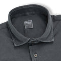 Polo-Shirt - Frosted Jersey Cotton Long Sleeves 