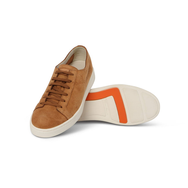 CLEANIC Sneakers in Camel Suede