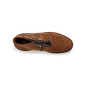 Boots - Plain Toe Suede & Natural Rubber Soles Lace-Ups + Eyelets & hooks