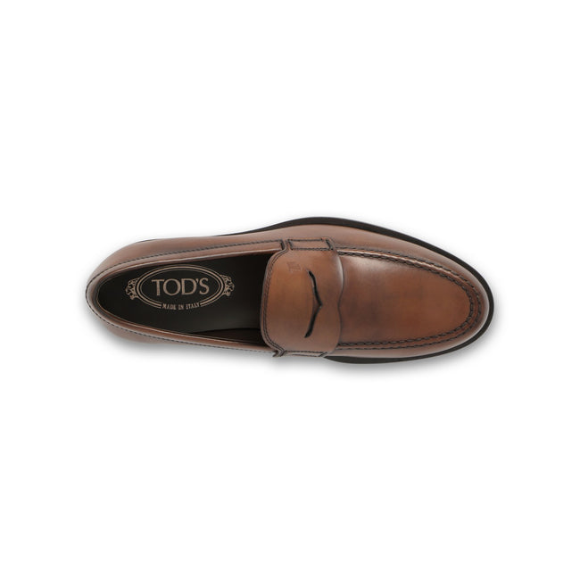 New Boston Loafers in Antique Brown Leather