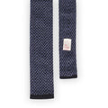 Tie - Herringbone Cashmere Knitted Square Cut