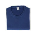 Royal Blue Lambswool Round Neck Long Sleeves Pullover Especially For Degand Brussels