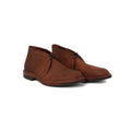 Chukka Boots - Chamois Leather & Commando Soles Lace-Ups