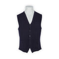 Waistcoat Plain Colour Wool And Cashmere V-Neck Sleeveless 
