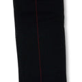 Plain Black and Red Clocked Scotland Thread Long Socks