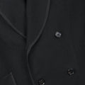 Jacket Plain Colour Wool And Nylon 4 Buttons Double Breasted 