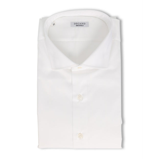 Plain Color Single Cuff Slim Shirt