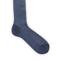 Socks - Long Pur Cotton Plaited 