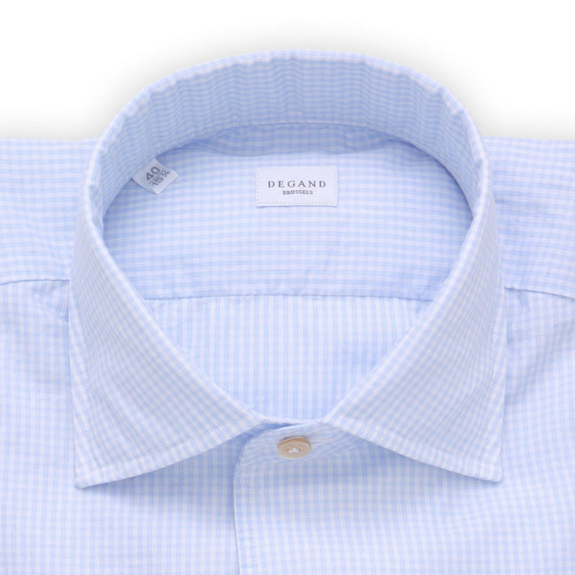 Shirt - Vichy Cotton Single Cuff