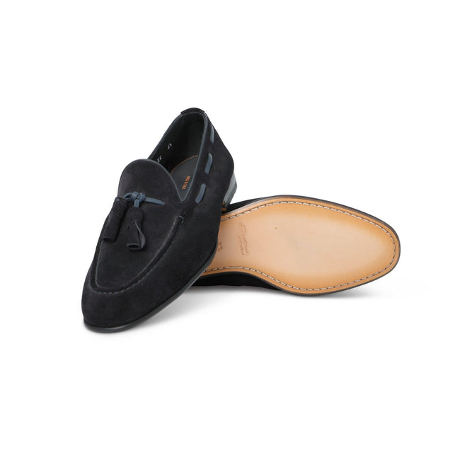Tassel Loafers - Suede & Bimaterial Soles + Apron