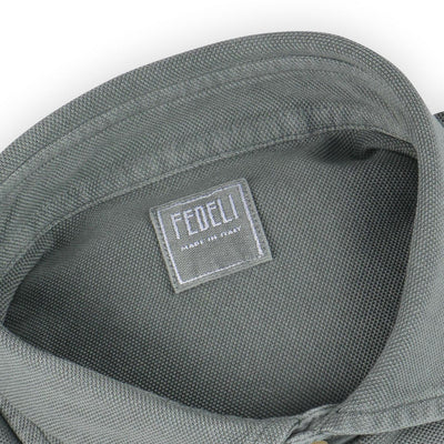 Polo Shirt - Cotton Piqué Frosted Long Sleeves