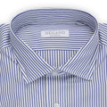 Shirt - Striped Cotton Single Cuff 