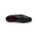 Oxfords WING TIP Patinated Leather Lace-Ups