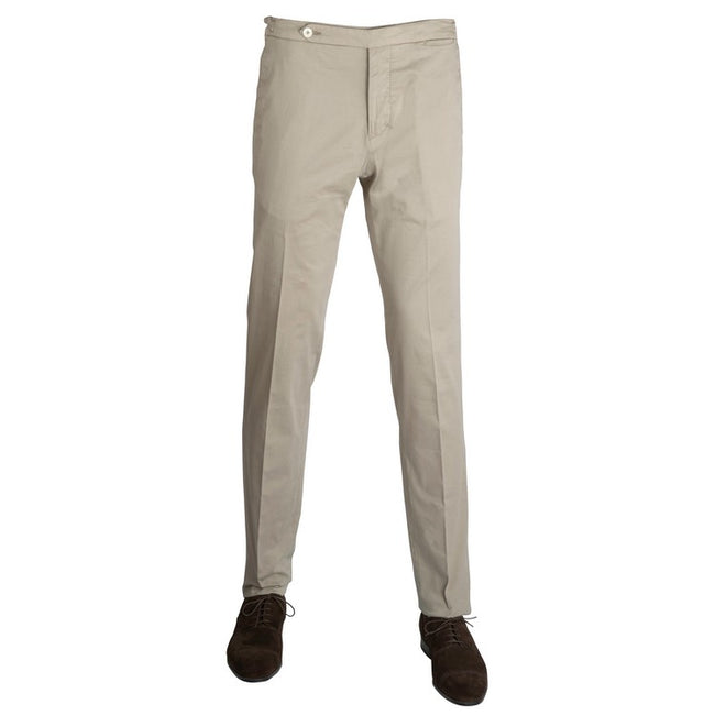 Pants - Cotton & Silk Stretch Without Belt Loops
