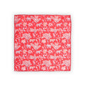 Pocket Square Bicolour Safari Patterns Silk 