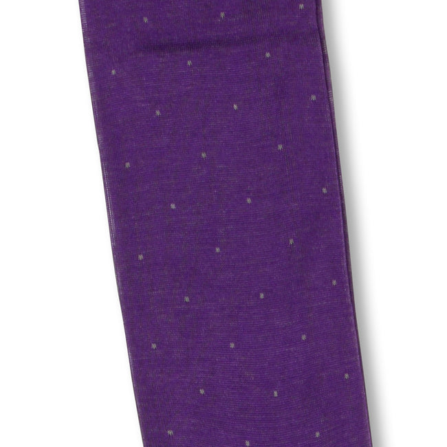 Oxford Purple and Grey Scotland Thread Long Socks