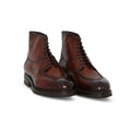 COLIN Boots in Brown Leather - Rubber Sole