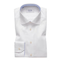 White Contrast Detail Shirt
