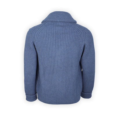 Cardigan - Cashmere Shawl Collar Buttoned 