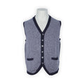  Gilet - BALTIMORE Knitted Cashmere Sleeveless Buttoned 