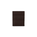 Brown Grained Leather Cardholder