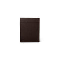 Brown Grained Leather Cardholder