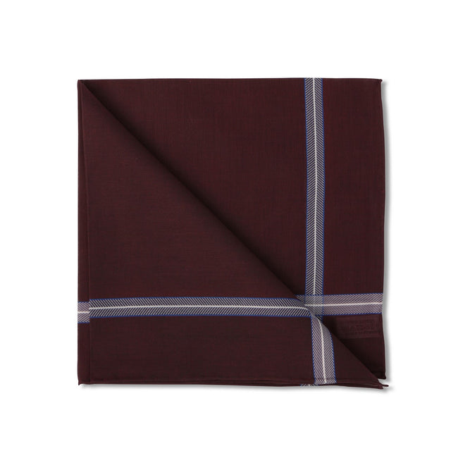 Herringbone 41cm Brown Handkerchief
