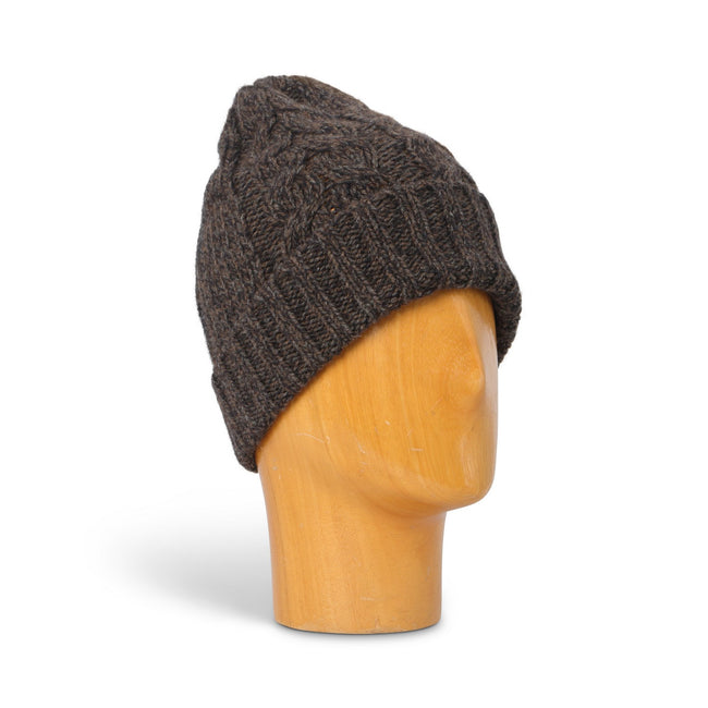 Cap Bicolour Twisted Mottled Wool And Yak